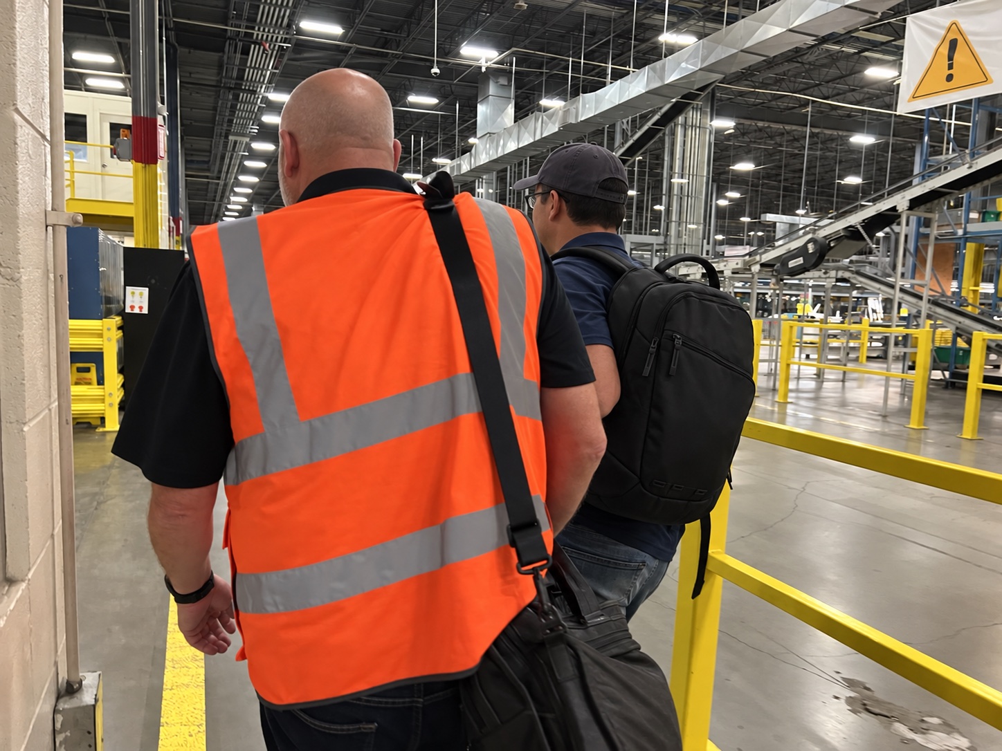 Onsite walkthrough within a Memphis distribution facility
